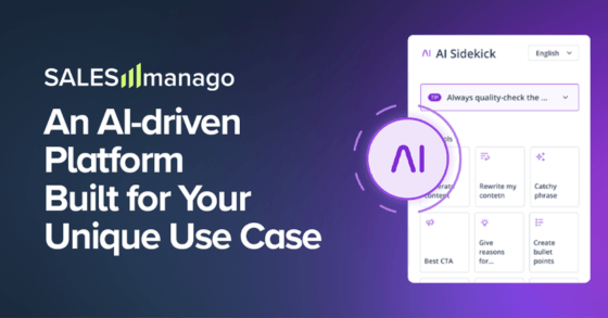 SALESmanago unveils AI Sidekick