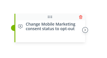 change mobile marketing status to opt-out